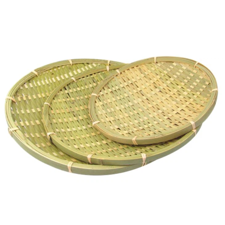 Tamis à tisser en bambou / plateau de tissage en bambou / panier de stockage en bambou