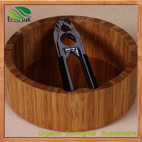 Ensemble-cadeau de bambou casse-noisette noix Clip