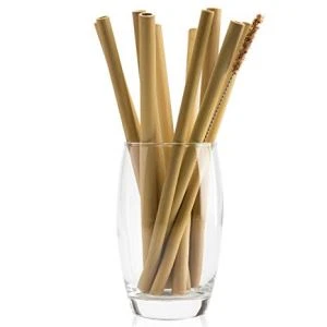 Pailles de bambou naturel pour boire