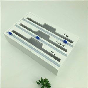 Distributeur de feuilles de bambou et de films plastiques avec fentes pour cutter - 3